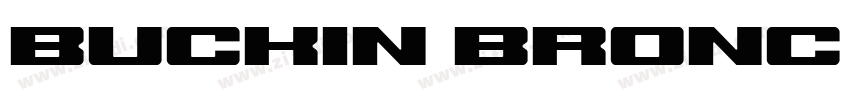 Buckin Bronc Expand字体转换